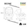 Maxi cosi BEONE Grp 0+ – Nania Luxe – Image 9