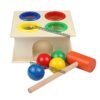 Jouet éducatif en bois | Boule à marteau – Image 2