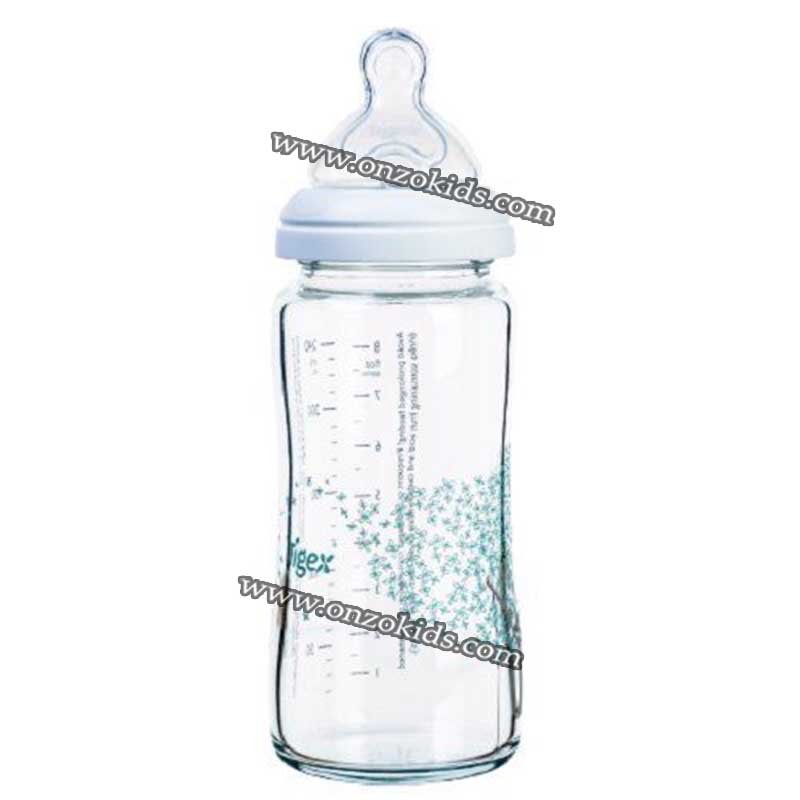 Biberon en verre Multiflow 240 ml (0-6 mois) - Tigex