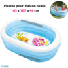 Piscine pour balcon ovale 163 x 107 x 46 cm - Intex
