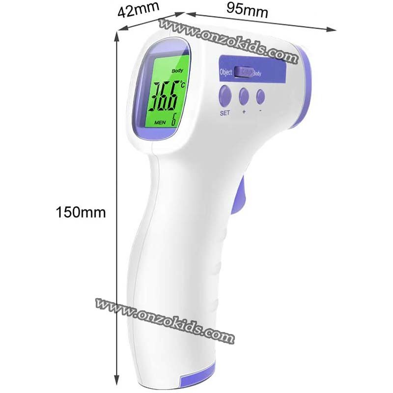 Thermomètre Infrarouge Miniature Stylo - Plage -50°C à 220°C, écran LCD, Portable, Sans Contact