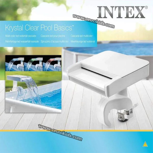 Fontaine à LED multicolore pour piscine Modèle Cascade-INTEX – Image 9