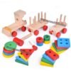 Train en bois, Trieur de formes – Image 7