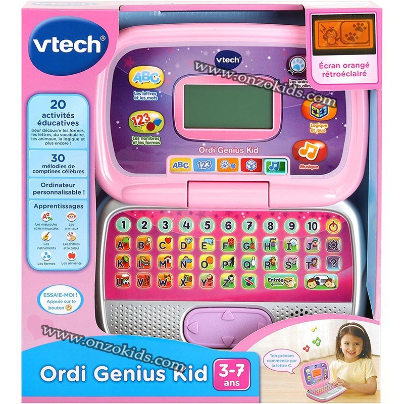 VTech - Ordi Genius Kid – Ordinateur Pour Enfants