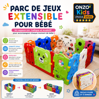 Parc de jeux extensible selon le choix pour enfants