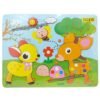 Jouet puzzle éducatif en bois