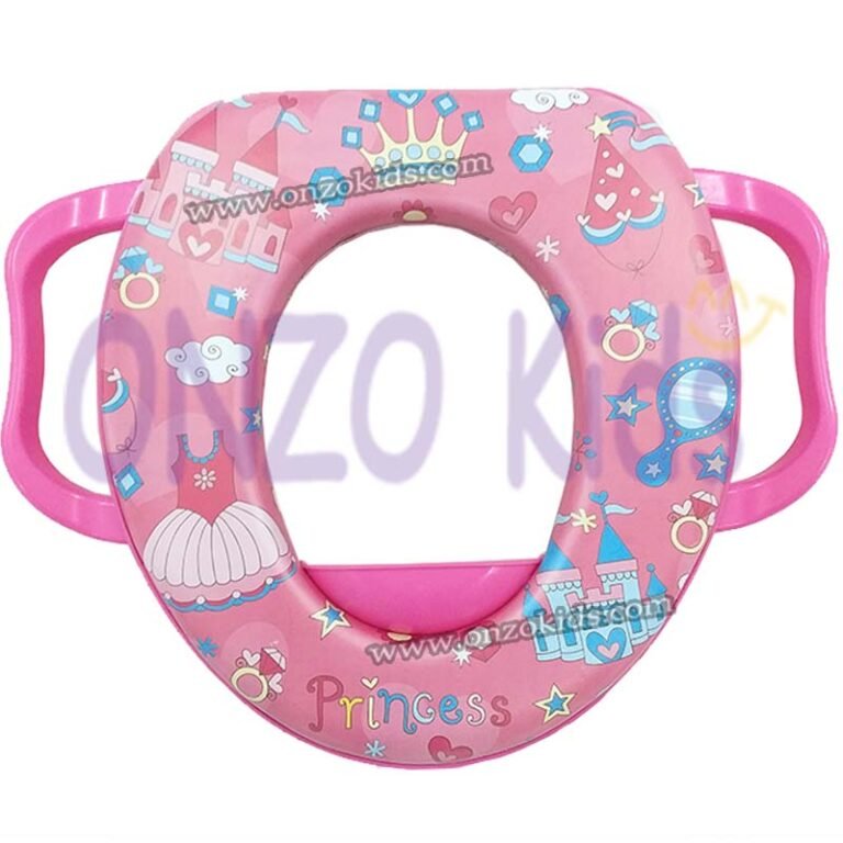 Réducteur De Toilettes Enfant Disney Stitch Avec Siège Rembourré Et Poignées - Anti-dérapant, Facile à Nettoyer