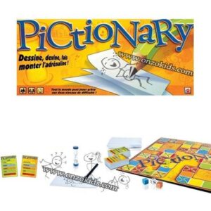 Jeu De Société Pictionary Mattel - Version Famille - à Partir De 8 Ans - Occasion Très Bon état (complet) - Livraison Gratuite