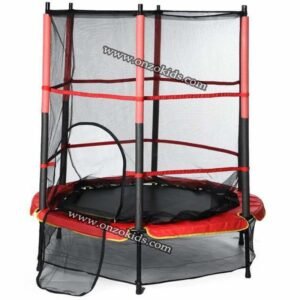 Super Trampoline pour enfants 140 Cm charge max. 45 KG - Rouge
