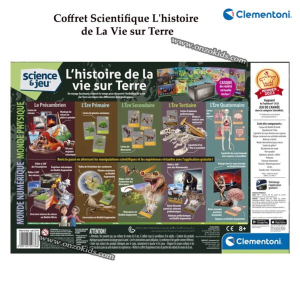 Coffret Scientifique L'histoire de La Vie sur Terre - Clementoni – Image 7