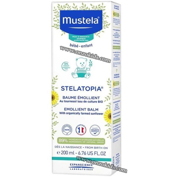 Mustela Stelatopia Crème Emolliente Peau Atopique 200ml – Image 2