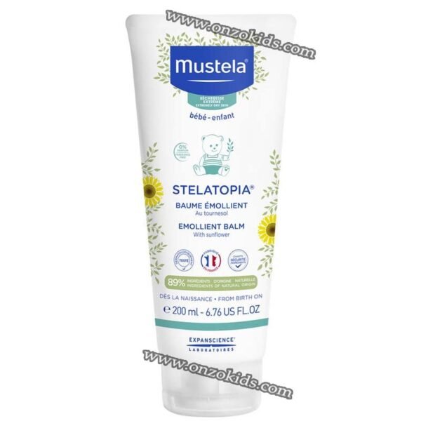 Mustela Stelatopia Crème Emolliente Peau Atopique 200ml – Image 3