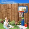 Basket-ball et Football centre d'activités sportives jeu de jardin pour enfants – Image 4