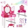 Coiffeuse Glamour Miroir Maquillage – Image 2