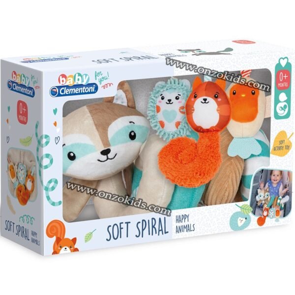 Soft Spiral Happy Animals -Clementoni – Image 4