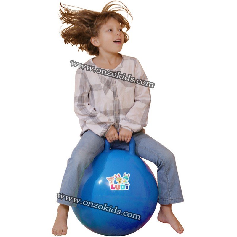 Balle Sauteuse Enfant - Ballon Saut Papillon - Diam. 45 Cm - À Partir De 4 Ans - Pour Intérieur/Extérieur
