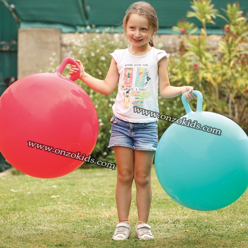Ballon sauteur coloré (3 couleurs)  Chez les enfants, jeu jouet éthique