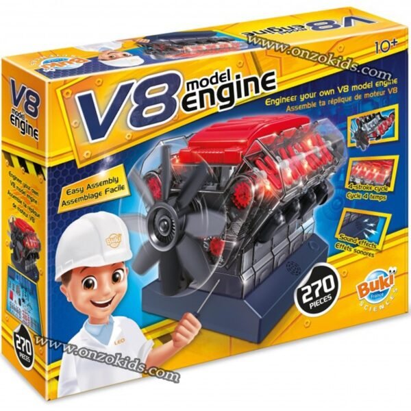 Moteur V8 model engine 270 pcs - Buki france – Image 11