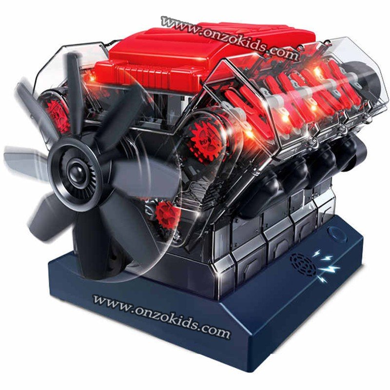 Moteur V8 model engine 270 pcs - Buki france