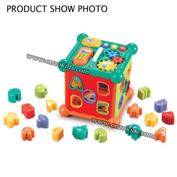 Cube d'apprentissage, musical avec Télécommande pour bébé – Image 2