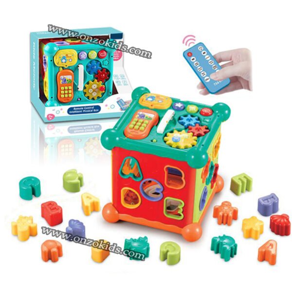Cube d'apprentissage, musical avec Télécommande pour bébé