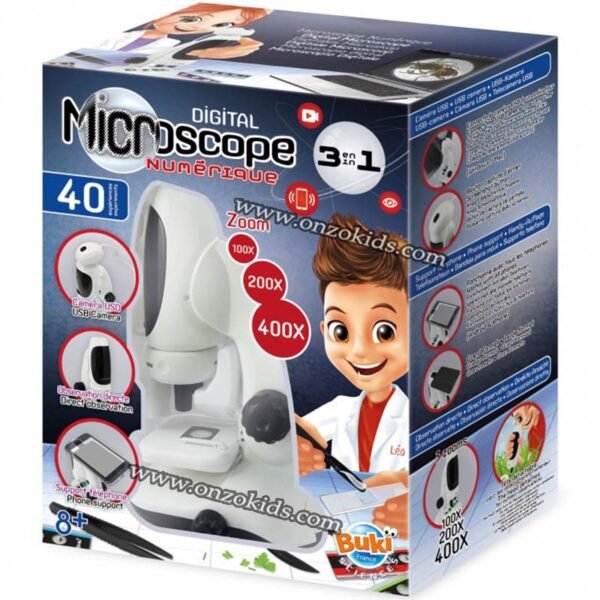 Microscope vidéo Numérique 40 Experiences 3en1 - Buki – Image 8