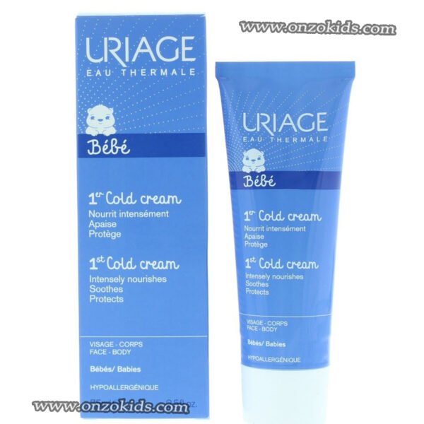 BEBE 1ER COLD CREAM VISAGE ET CORPS |Crème Ultra Nourrissante pour la Protection et le Soin de la Peau Sèche du Nourrisson | Uriage – Image 2