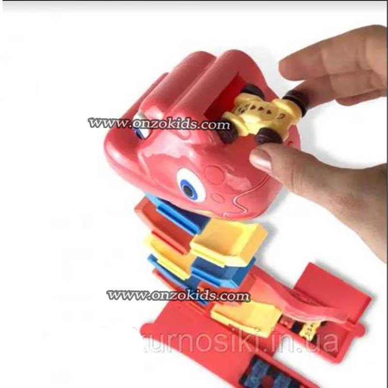 Piste de course en plastique avec 3 voiture 3