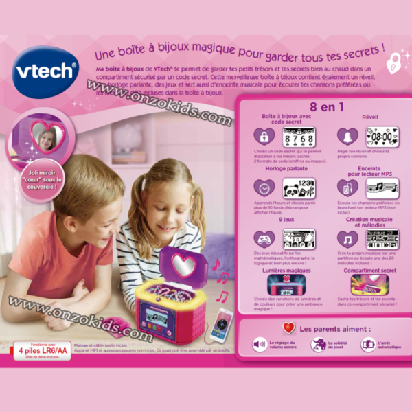 Ma boîte à bijoux musicale - KidiSecrets | VTech – Image 7