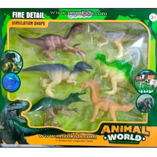 Coffret dinosaures 6 pièces