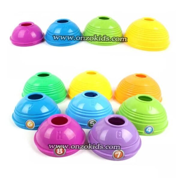 Gobelet empilé multicolore – Image 3