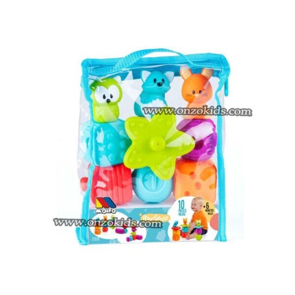 Jouet sensoriel pour bébé play&sense 10 pcs |Molto – Image 2