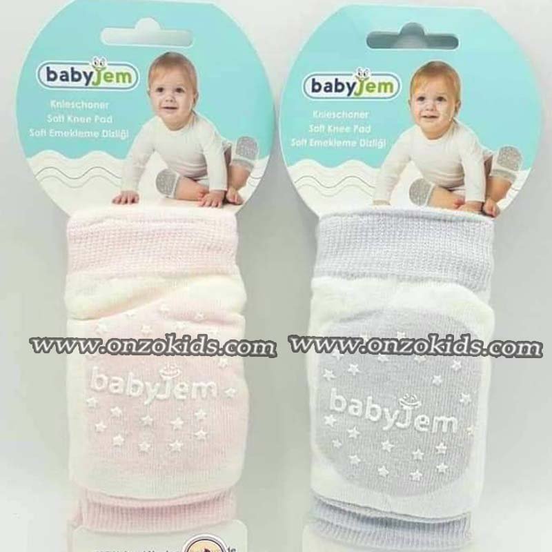 4 Genouillères Bébé En Coton élastique - Protection Genoux, Coudes, Chevilles Pour Bébé Rampant (6-24 Mois) - Antidérapant, Confortable