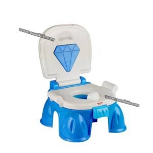 Pot de toilette pour bébé Musical 3en1 - Haunger - Diamant bleu