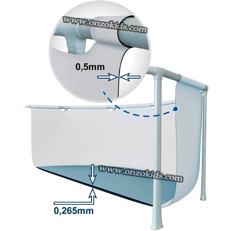 Filet Rangement Piscine 100x158 Cm - Pour Jouets, Flotteurs, Gonflables, Suspendu, Polyester