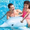 Bouée dauphin a chevaucher 175 x 66 cm pour enfant - Intex