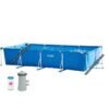 Piscine Metal frame rectangulaire tubulaire 450x 220x 84cm avec pompe de filtration - Intex – Image 4