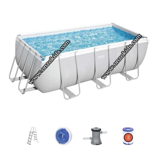 Piscine tubulaire rectangulaire 412x201x122cm Power Steel™ | Bestway – Image 7