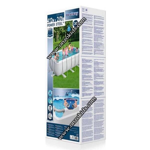 Piscine tubulaire rectangulaire 412x201x122cm Power Steel™ | Bestway – Image 6