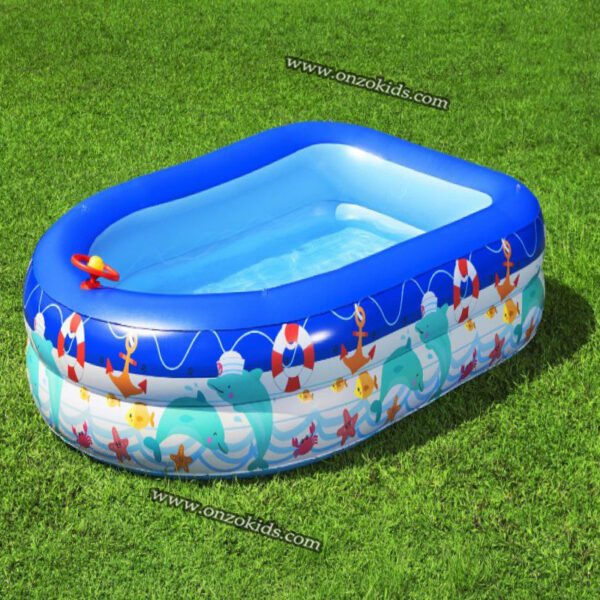Piscine 213×155×132cm familiale à l’ombre du soleil-Bestway – Image 2