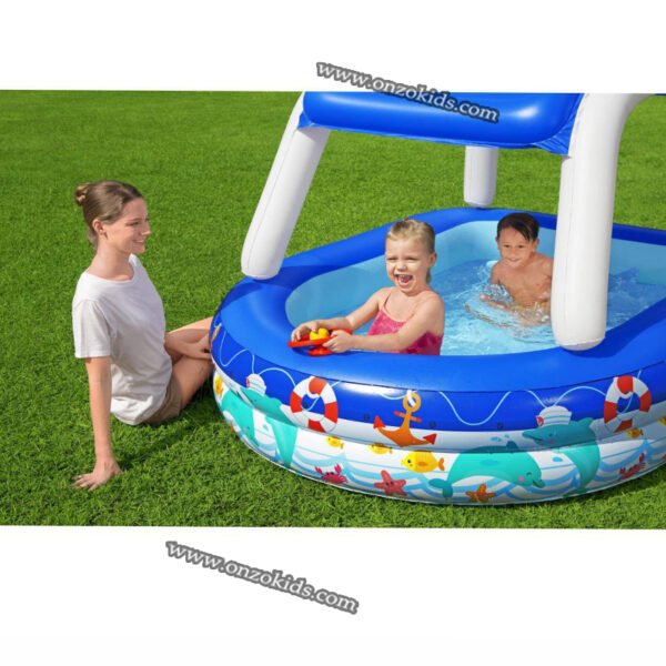 Piscine 213×155×132cm familiale à l’ombre du soleil-Bestway – Image 4