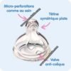 Biberon Multiflow 150 ml 0-6 mois | Tigex – Image 2