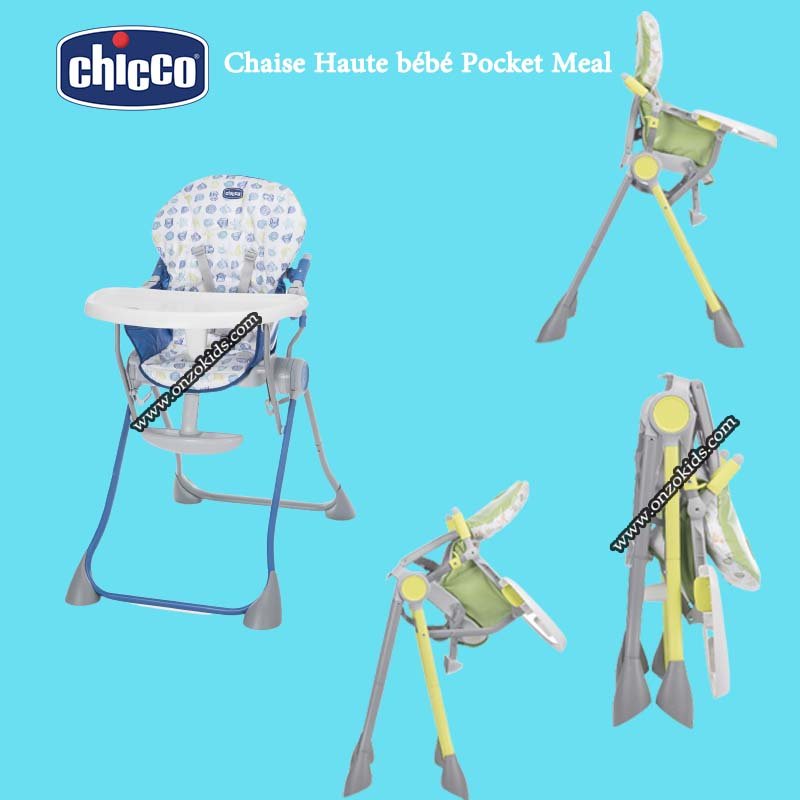 Chaise Haute bébé Pocket Meal |Chicco