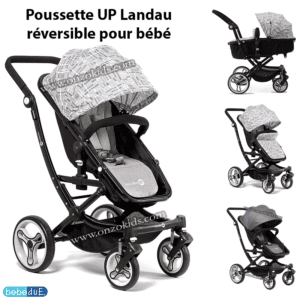 Poussette UP Landau réversible pour bébé  - bebédue
