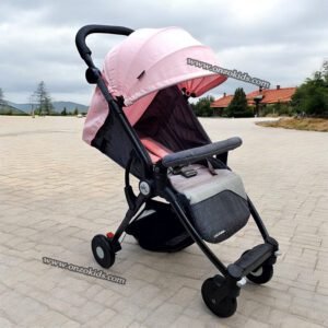 Poussette compacte voyage Bébé Nik - Bébé Due - Rose