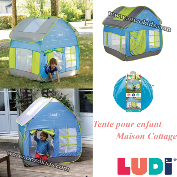 Tente de jeu pour enfant Maison cottage | LUDI