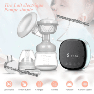 Tire lait électrique avec pompe simple Bleu