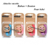 Attache sucette Ruban + Bouton pour bébé | Suavinex