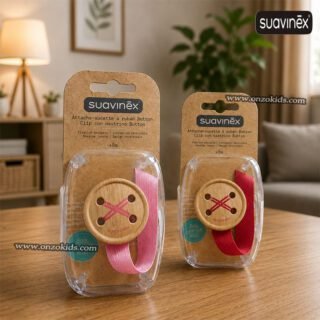 Attache-Sucette à Ruban Bouton Pour Bébé - Suavinex