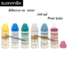 Biberon en verre 360 ml pour bébé | Suavinex